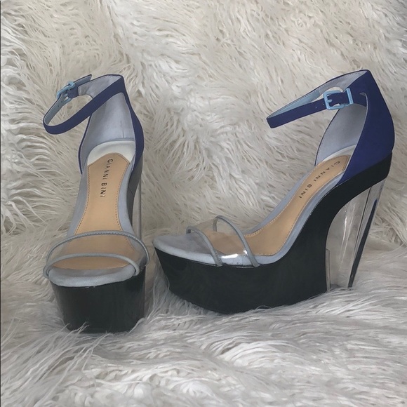 Gianni Bini - platform wedges - sz 8 - Picture 1 of 5